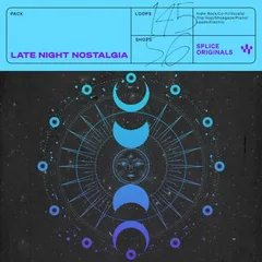 Late Night Nostalgia — sample pack cover, opens on Splice