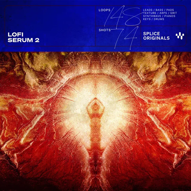 Lofi Serum 2 — sample pack cover, opens on Splice