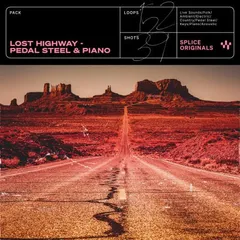 Lost Highway — sample pack cover, opens on Splice