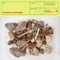 Sticks & Stones — sample pack cover, opens on Splice